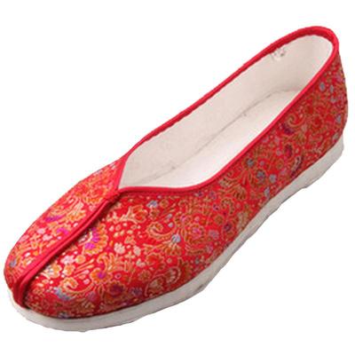 内联升布鞋手工千层底女织锦女鞋