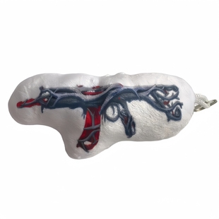 无畏契约发声玩具语音毛绒玩偶皮肤狂徒AK盖亚解压玩偶钥匙扣挂饰