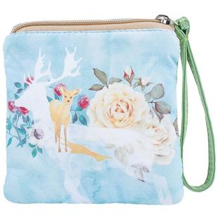 卫生巾收纳包大容量拉链可爱旅行月事装m巾棉条小包姨妈巾收纳包