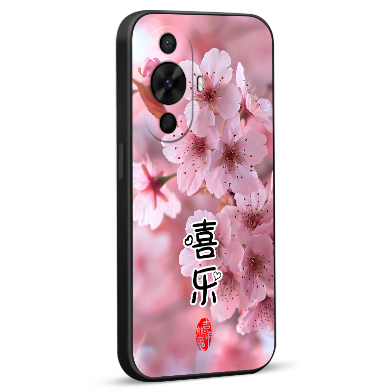 luckrider适用于华为nova12活力版手机壳fin-al60网红高颜值nova11防摔保护套foa-al00 唯美花卉honor软硅胶