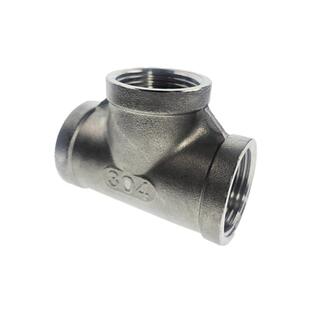 304不锈钢三通三通接头水管接头内丝内牙三通水暖配件水管接头正