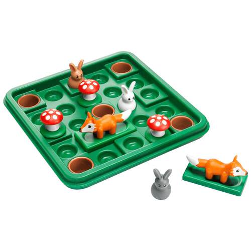 SmartGames小兔蹦蹦跳7岁+儿童益智玩具跳棋桌游逻辑儿童节礼物