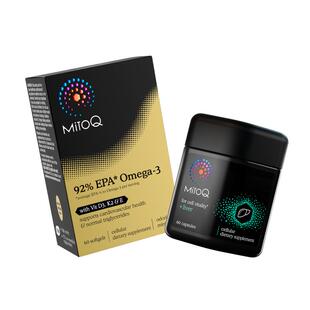 【组合装】】MITOQ高浓度EPA鱼油+奶蓟草胶囊平衡血脂养肝护肝