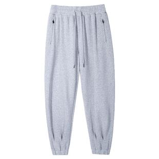 MUSCLEDOG肌肉狗 350g双面绒运动休闲长裤男美式潮流宽松健身裤