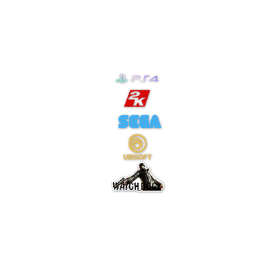 tlp镂空贴游戏厂标变色看门狗