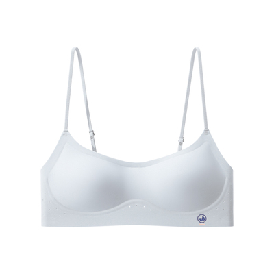 BR SIZE AS文胸罩内衣女粉底液肤色美背一体细肩带聚拢一排扣无痕