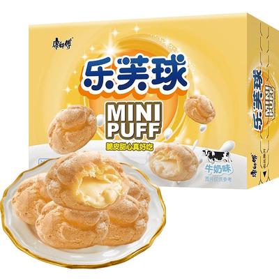 康师傅妙芙奶油味泡芙零食