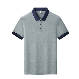餐饮工作服polo衫定制印logo夏季翻领奶茶咖啡店员工装短袖T恤女