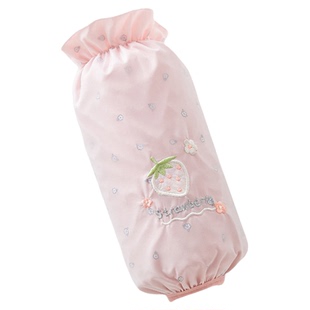 防水袖套女秋冬2025新款手套可爱袖头长款工作套袖防脏护袖办公室