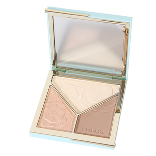 彩棠修容盘浮光掠影三色哑光高光修容粉盘阴影提亮眼影遮瑕盘