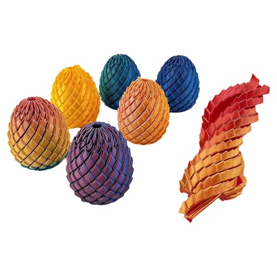 3D打印旋转变形史莱姆球解压