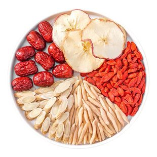 苹果黄芪水麦冬红枣枸杞适合女生气泡水血喝的素颜水茶包补调理