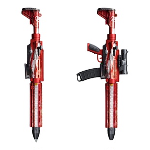 三宝和平精英空投拼装笔枪栓式开关可更换笔芯书写流畅正版授权