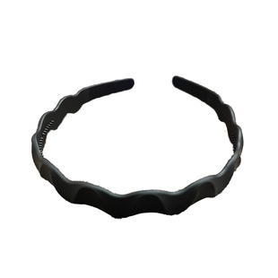 简约波浪带齿发箍女2025新款气质防滑高颅顶压发头箍气质百搭发卡