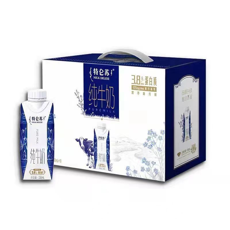 蒙牛特仑苏纯牛奶整箱营养早餐奶 250ml*12盒-xsms