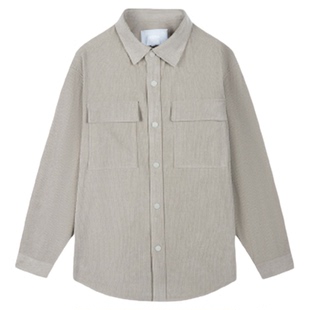 ZIOZIA九牧王旗下男装秋季衬衫外套休闲商务正装长袖衬衣ZWCC3226