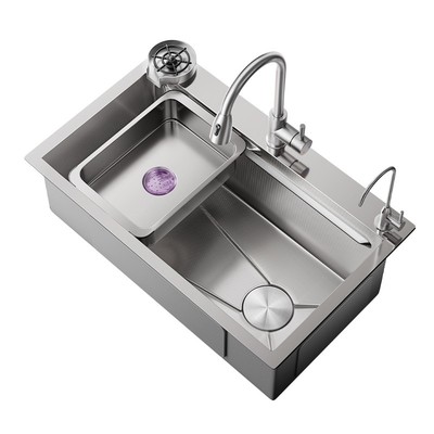 万和5MM加厚水槽不锈钢大单槽