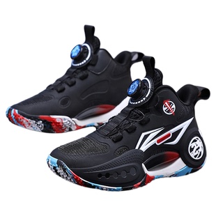 儿童篮球鞋科比春夏季2025新款中大童实战摩擦有声球鞋男孩运动鞋