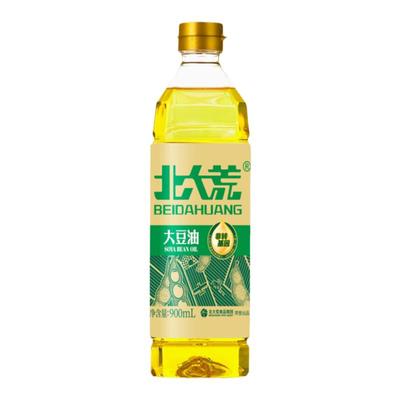 北大荒一级大豆油900ml/瓶 宿舍家用小瓶便携炒菜植物食用油
