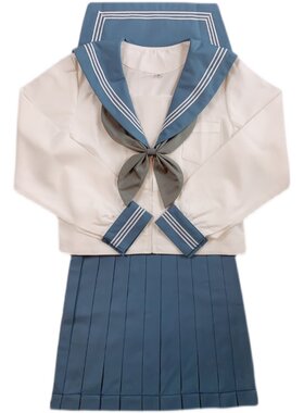 jk日系基础款琉璃长袖关西襟制服