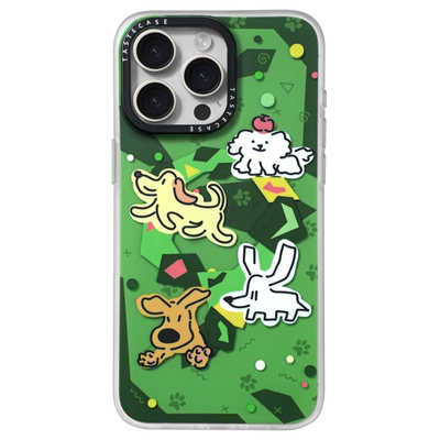 原创新款可爱小狗磁吸手机壳