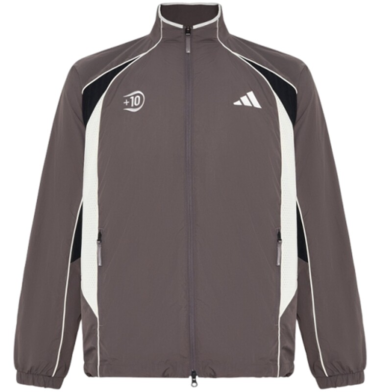 「何与同款」adidas阿迪达斯男子足球风休闲运动夹克外套KX2844