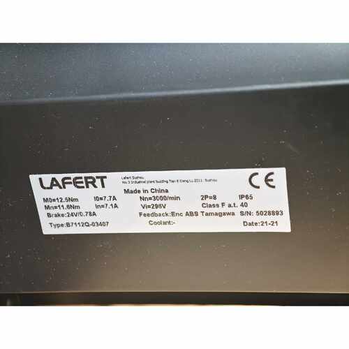 LAFERT拉法特伺服电机B7112Q03407，议价商品