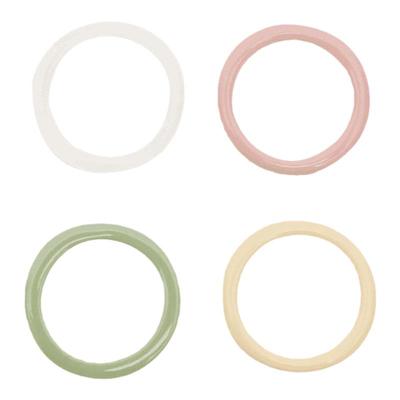 两件八折琥珀色戒指树脂叠戴指环