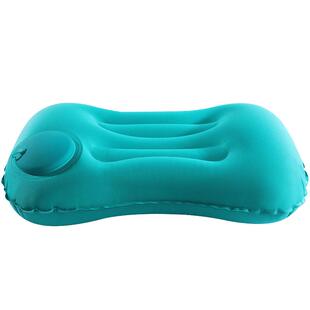 按压充气枕头旅行枕便携户外露营飞机脚垫枕头腰垫长途护腰枕折叠