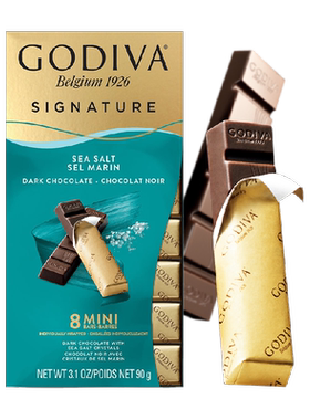 GODIVA歌帝梵海盐黑巧入口即化