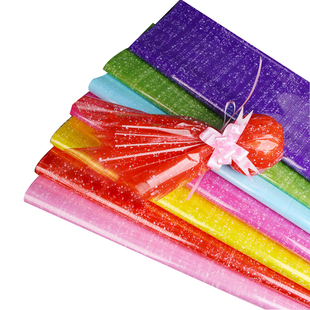 苹果包装纸圣诞节平安果玻璃纸平安夜创意印花透明防水鲜花水果纸