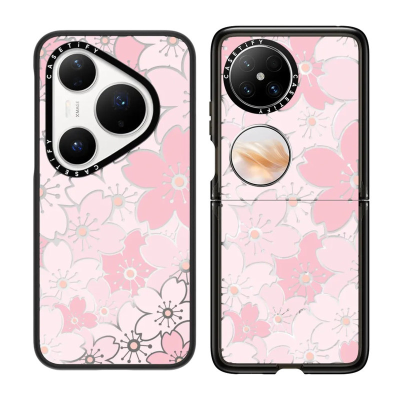 粉红樱花盛开CASETiFY华为手机壳