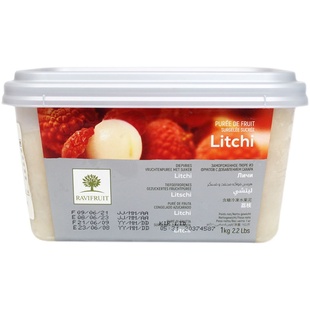 乐果纷荔枝果酱1kg 果酱裱花蛋糕夹心果馅面包吐司冰淇淋冷冻果茸