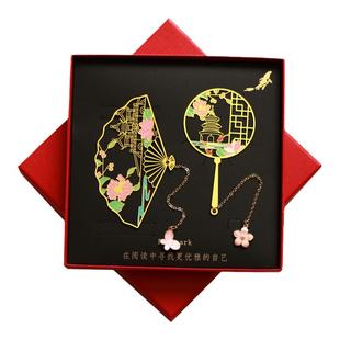 扬州景点瘦西湖金属书签琼花烟花小清新礼物特色旅游纪念品学生用