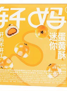 轩妈蛋黄酥20g*8枚迷你红豆味