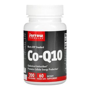 香港直发JARROW辅酶Q10素食胶囊保护心脑促进细胞能量生成60粒