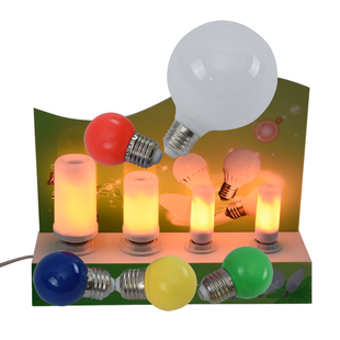 led火焰灯泡E27E14仿真火焰火苗酒吧庭院节日装饰重力感应七彩灯