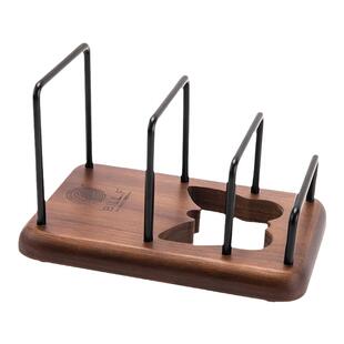 Bill.F相思木菜板架沥水架锅盖架厨房置物架砧板放置架台面收纳架