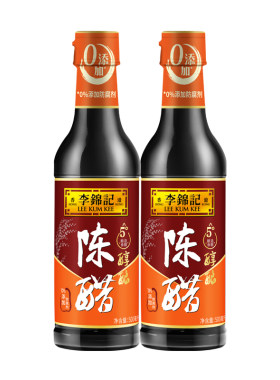 李锦记醇酿陈醋500ml瓶装