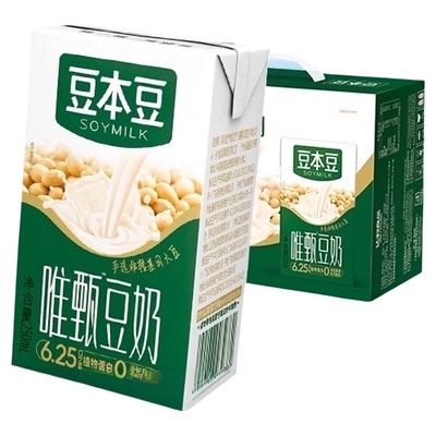 豆本豆唯甄原味豆奶250ml×16盒