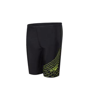 Speedo/速比涛 Eco环保系列 经典欧美纯色抗氯防晒男童及膝泳裤