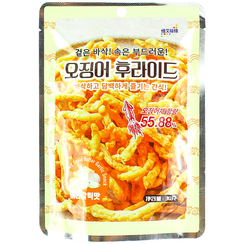 维艾福缔外脆里嫩油炸鱿鱼丝