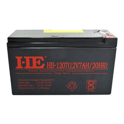 HE12V7AH蓄电池安防门禁UPS电源