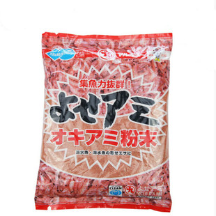 丸九虾粉日本进口3411特选磷虾粉浓腥味鲫鱼饵添加剂冬春野钓饵料