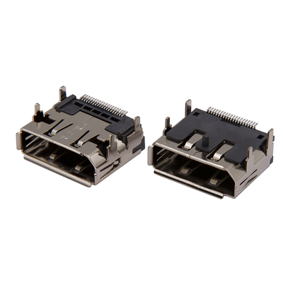 DP母座20P卧贴高清接口