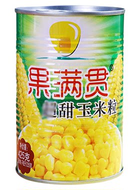 果满贯玉米粒罐头24罐装整箱