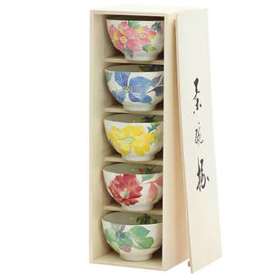 日本进口异域风情碗礼盒乔迁新居礼品家用吃饭结婚送人五口碗套装