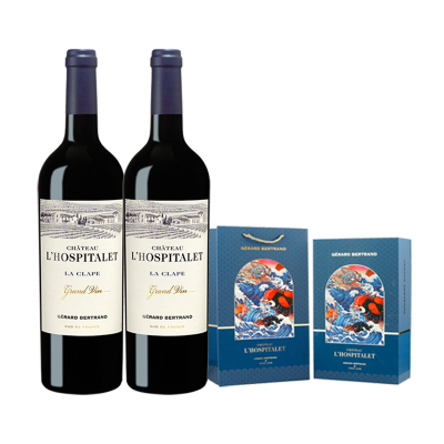 吉哈伯通豪斯古堡干红双支礼盒装