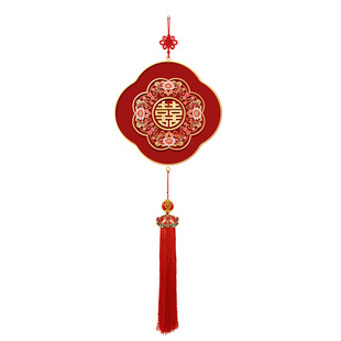 双喜临门入户玄关走廊装饰画客厅背景墙挂件结婚布置喜庆新婚挂画