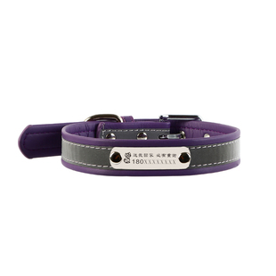 定制刻字狗狗喵咪项圈铃铛小型犬大中型犬吊牌喵牌防丢脖圈身份牌